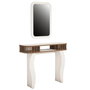 Hanah Home Damla - Aparador Blanco con Espejo